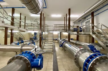 Reservoir und Stufenpumpwerk Schluchen neu